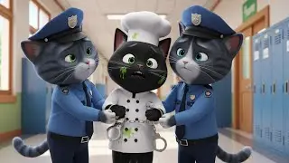 🔥🐱👮‍♂️ When the Chef Became the Suspect 😱🍳 | Cutest Cat Crime Story That Shocked Everyone 🐾🚔”