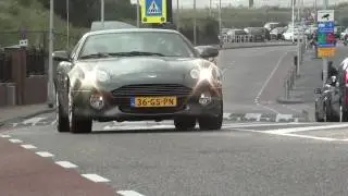 (HD) Aston Martin DB7 Vantage: Drive-By and crazy Downshift! Nice sound!!