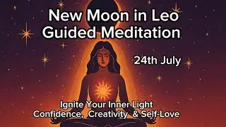 New Moon in Leo ♌️ | Guided Meditation 🧘&zwj;♀️ ✨️ #GuidedMeditation #NewMoonMeditation