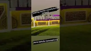 Catering Counter Manufacturing Company #catering #counter #event #shadi #youtube #shorts