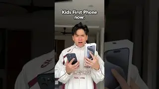Kids first phone now vs back then