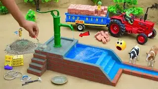 Diy diorama making mini motor water pump science project  | how to make | @sanocreator