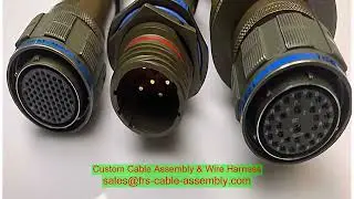 custom interconnect provider Security Camera custom wiring harness PoE ITT Cannon to JAE IP68 TPU ja