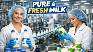 &ldquo;From Farm to Bottle: How Your Daily Milk is Made (4K Inside Look)&rdquo;
