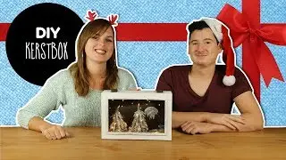 DIY kerst lichtbox maken - zelf 3d schilderij maken