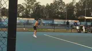 Grigor Dimitrov Court Level Practice ATP Cup 2020