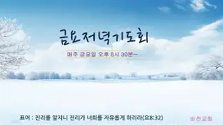 비전교회153. 26. 1. 30. 금요기도회 역대하 6:1~42