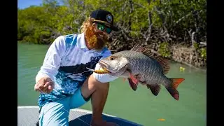 Catching Mangrove Jack and Threadfin on Lures in one of Mackay’s Mangrove Lined Creeks