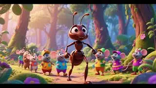 Ant and Mouse Adventure with Friends | Friendship & Teamwork Song for Kids | Nursery Rhymes