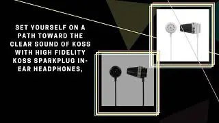 Koss Sparkplug Earbuds with Volume Control