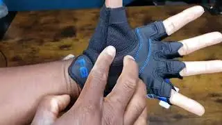 RDX Weight Lifting Gloves Gym Fitness Workout, Anti Slip Padded Palm Protection Elasticated Strength
