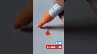 Spidol Toyo Paint Warna Orange 🖌🖍 #satisfying #oodlysatisfying #iniyart19
