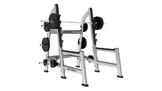 LIFE FITNESS Signature Bench Rack Olympic Squat Rack SOSR