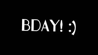 today is my BDAY! :D