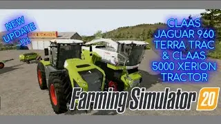 NEW UPDATE !!! CLAAS TRACTOR SERIES | FARMING SIMULATOR 20 ANDROID | GAMEPLAY
