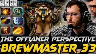 7.34D Patch 33 - Brewmaster The Offlaner Persepective - Dota 2 Pro Full Gameplay #33 #beastmaster