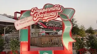 Peppermint Parkway Christmas Lights Event in Austin Texas at Circuit of Americas 
