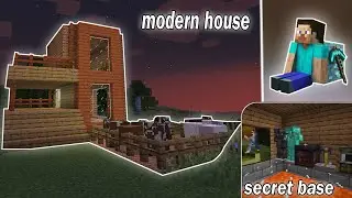 wooden easy modern house with secret library