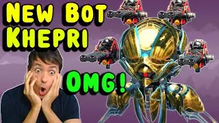 OMG! So Broken! New Robot KHEPRI War Robots Test Server Gameplay WR