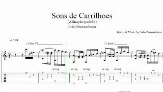 Sons de Carrilhões (João Pernambuco) - Tab