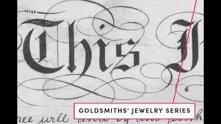 Goldsmiths' Jewelry Series Part 3 The Master & the Apprentice
