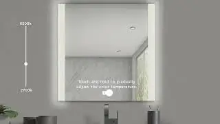 S&eacute;ura Lighted Mirror Upgrade: Touch Control Color Temp