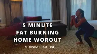 5 MINUTE FAT BURNING WORKOUT | MORNING ROUTINE | Do this everyday | Garci stars