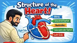 Human Circulatory System | Circulation of blood through heart | Structure of Human Heart