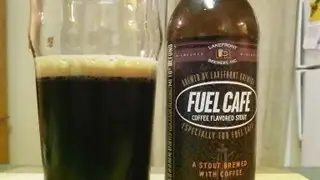 Lakefront Brewing, Inc. Fuel Cafe Coffee Flavored Stout DJs BrewTube Beer Review #256