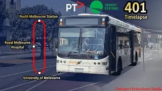 [Connector] Transit Systems Victoria #16@401 Melbourne University Loop Timelapse
