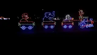 Huge drive-thru Christmas light show on South Jersey race track