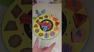 Melissa & Doug Shape Sorting Clock (Wooden Educational Toy)