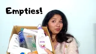 Empties || 6 Months Empty Products || Sravya's Channel