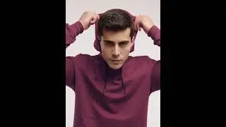 cult.sport Hooded Sweatshirt with Kangaroo Pocket