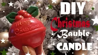 Vlogmas Day 11 🎄 | DIY Bauble Christmas Ornament Candle 🕯️ | Easy Step-by-Step Tutorial & Gift Idea