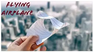 NOTEBOOK BIRD PLANE | How To Make Notebook Flying Plane | Flying Bird Airplane/Flying Notebook Plane
