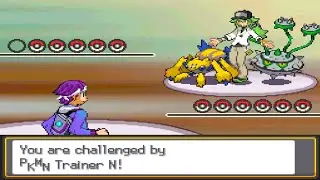 Pokemon Garbage Gold Deluxe - vs N (4th Battle)