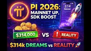 Pi 2026: Mainnet Up, SDK Boost &ndash; GCV $314k Dreams vs Reality 🚀