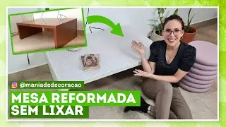 Como reformar mesa de madeira sem lixar com R&aacute;isa Guerra