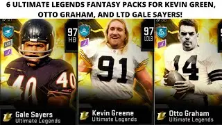 OMG THESE PACKS ARE HOT! 6 ULTIMATE LEGENDS FANTASY PACKS MADDEN 20 ULTIMATE TEAM