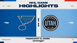 NHL Highlights | Blues vs. Utah HC - February 2, 2025