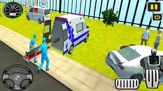 Roof Jumping Ambulance Simulator - Rescue Driver Rooftop Stunt Missions - Android Gameplay