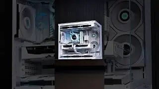 AMD R7 9800X3D _ RTX 5080🤴 The Apex White Gaming PC🤑 #pcbuild #gamingpc #amd #rtx #asmr #technology
