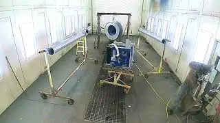 Team JDC Industrial Equipment Painting Service Timelapse Compilation