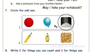 I CAN DO Answers 3rd STD 1st TRM English pg85 (தமிழ் வழி விளக்கம்)