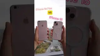 Can you tell the difference? 👀🔍 @Apple  iPhone 6s Plus vs iPhone 15 📱🩷📸 #apple #iphone15