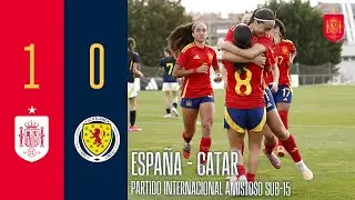 RESUMEN | Espa&ntilde;a 1-0 Escocia | Partido internacional amistoso sub-15 | 🔴 SEFUTBOL