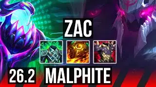 ZAC vs MALPHITE (TOP) | KR Diamond | 26.2