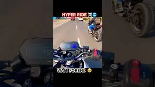 Ninja 300r vs NS400z Bike race☠️🥶#motorcycle #motovlog #bikelover #rider #bikeracing #race #shorts
