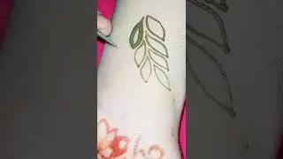 #short  video easy leaf ka tattoo  designs shahreen mehndi design786 .